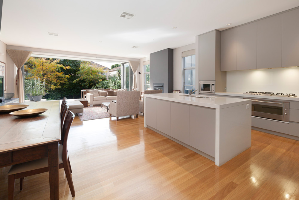 Kitchen and Living Space