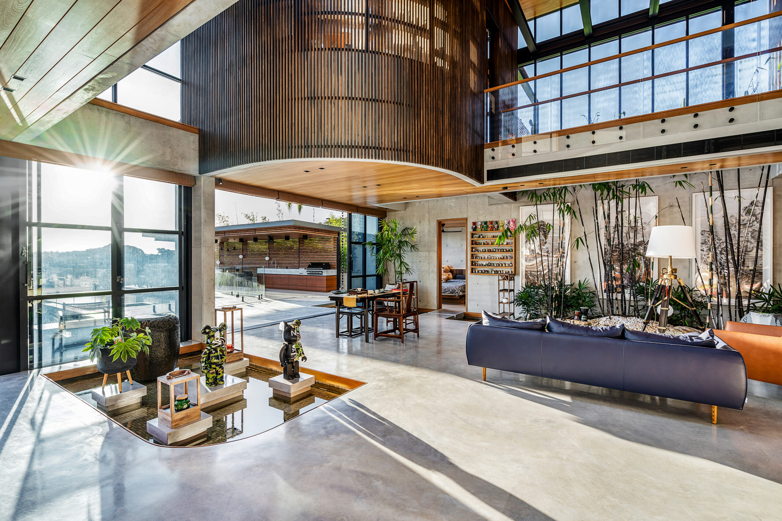 Grand foyer at award-winning Seaforth home, custom-built by Chateau