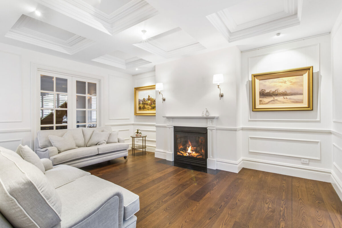 Pymble French Provincial: living area