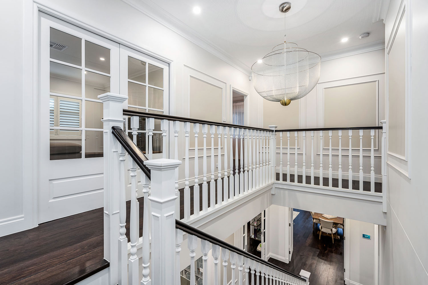 Pymble Classical Provincial: staircase and landing